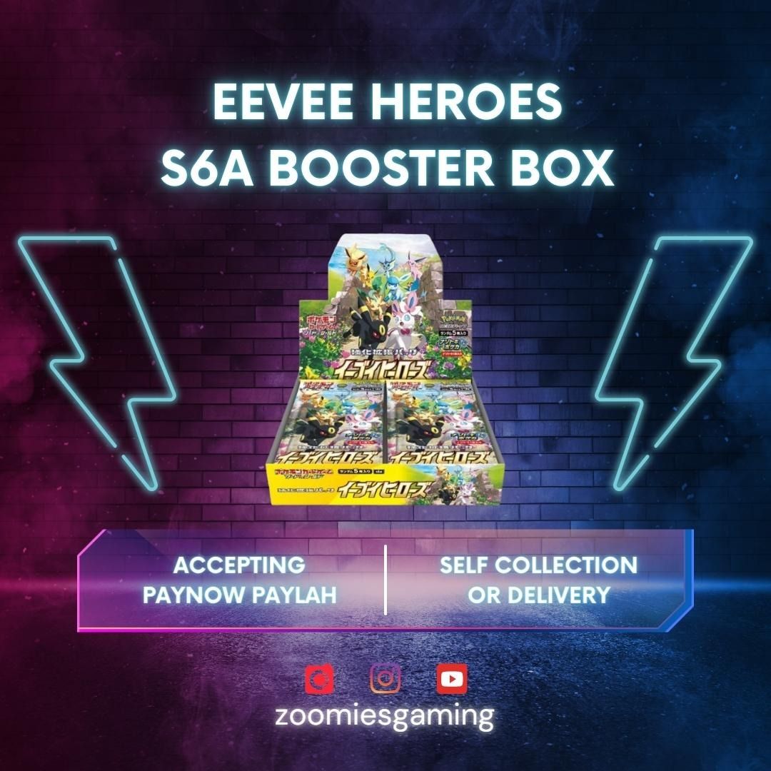 pokemon s6a booster box Eevee Heroes Korean Includes 6 Booster BoxesTerawatts of electricity crash down from the sky in a tropical paradise Pokemon Scarlet & Violet Twilight