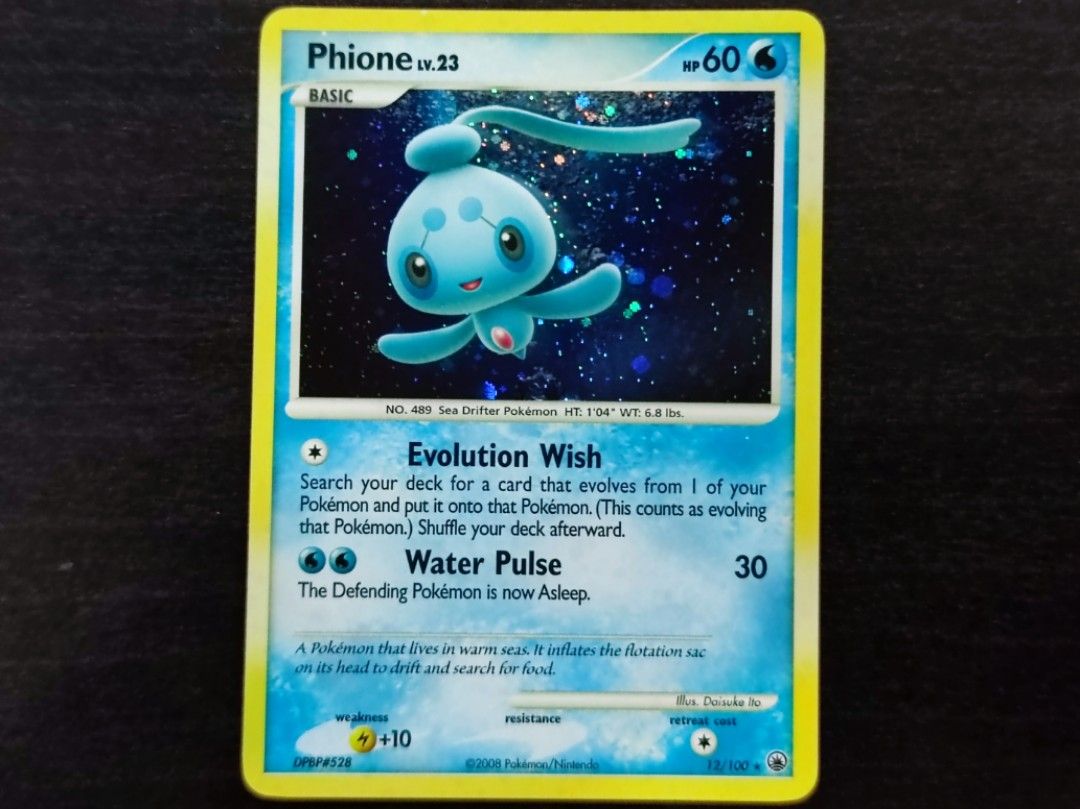 Pokemon Phione 12/100 Majestic Dawn, Hobbies & Toys, Toys & Games on Carousell Pokemon Phione 12/100 Majestic Dawn, Hobbies & Toys, Toys & Games on Carousell