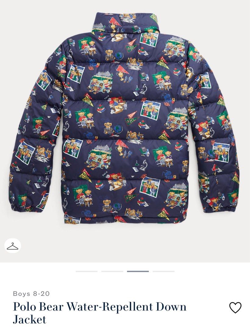 Polo bear camo down jacket discount