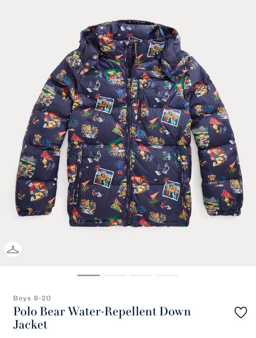 Polo bear shop bubble jacket
