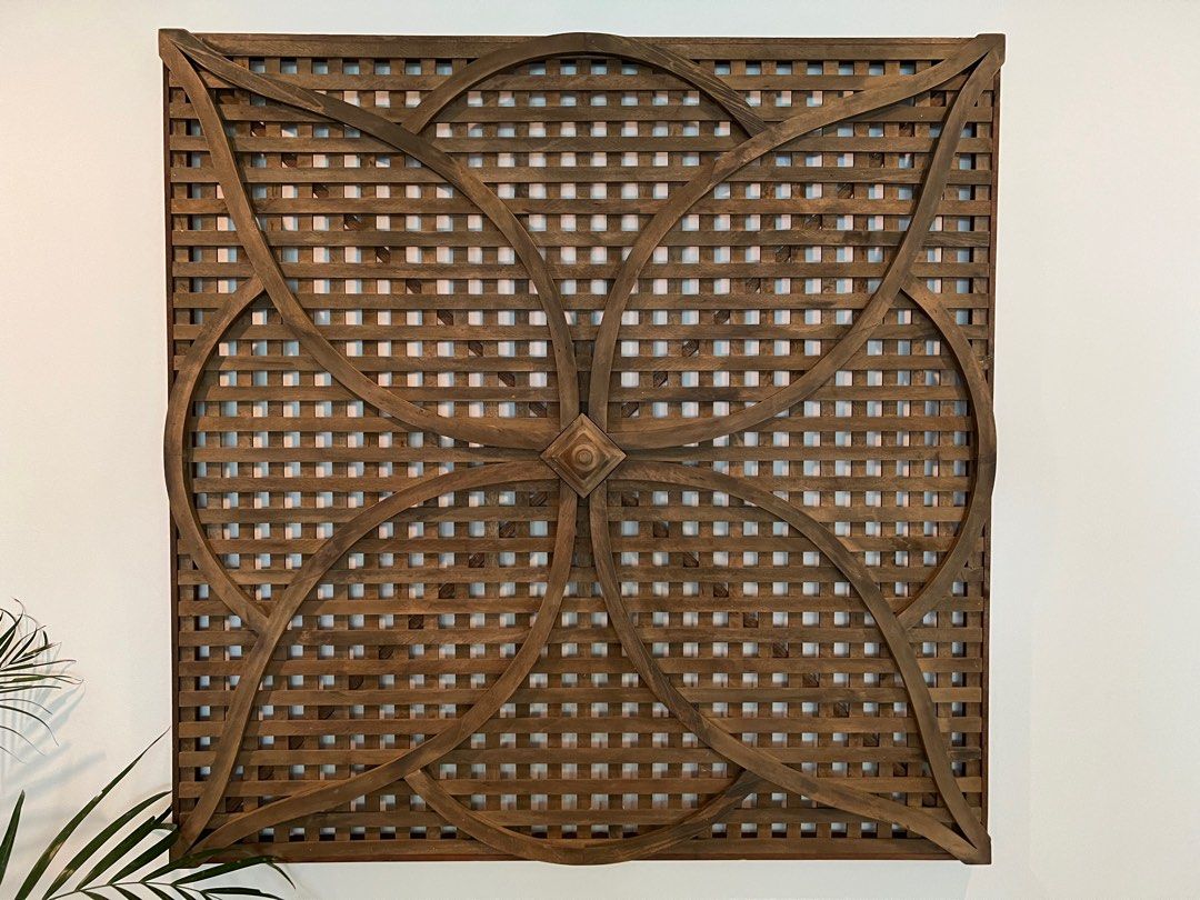 Pottery Barn Garden Lattice Wall Art, Furniture & Home Living, Home