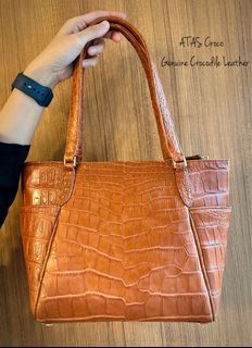 Premium Crocodile Leather tote bag