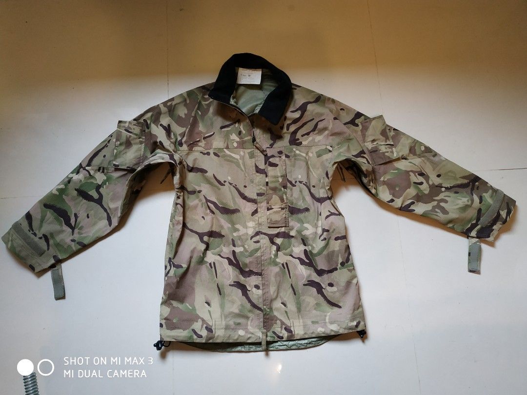 Rare Goretex Rain Jacket Best Defense Military Woodlands 4 pockets Genuine Multi cam UK Military MTP