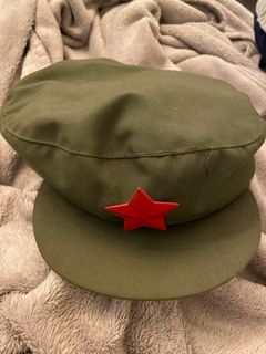 Red Star Cap Theme Parties Uniform