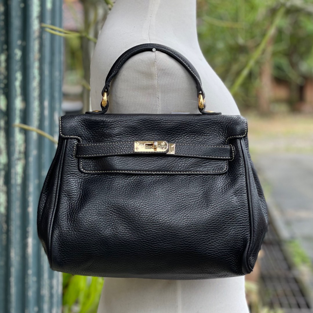 Redwall DNR Dario and Nino Rossi Black Leather Handbag