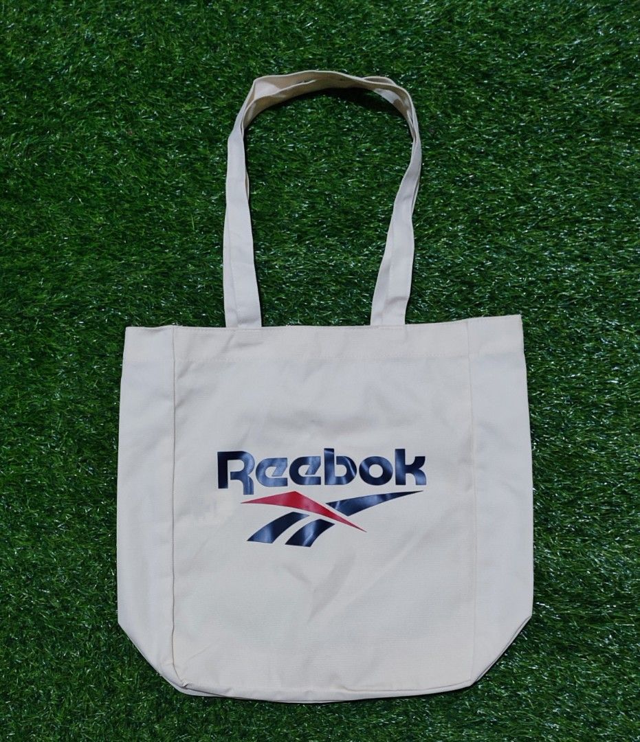 REEBOK CLASSIC LOGO CANVAS TOTE BAG, Women's Fashion, Bags & Wallets, Tote Bags on Carousell