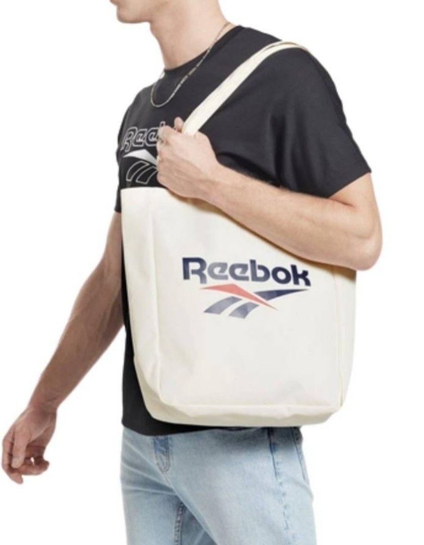 REEBOK CLASSIC LOGO CANVAS TOTE BAG, Women's Fashion, Bags & Wallets, Tote Bags on Carousell