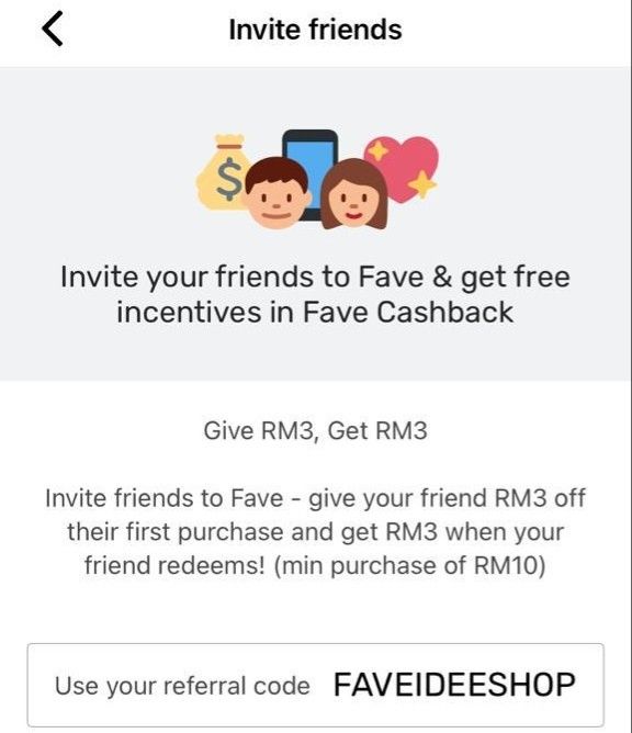 Fave new clearance user promo code