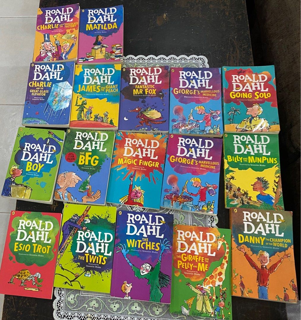 Roald Dahl books full set, Hobbies & Toys, Books & Magazines, Fiction ...