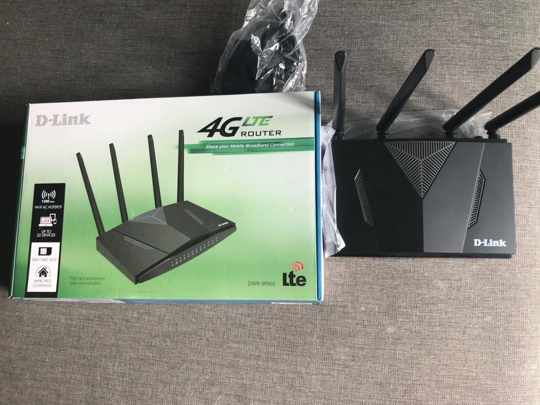 ROUTER D-LINK DWR-M960 4G-LTE, Elektronik, Bagian Komputer & Aksesoris ...