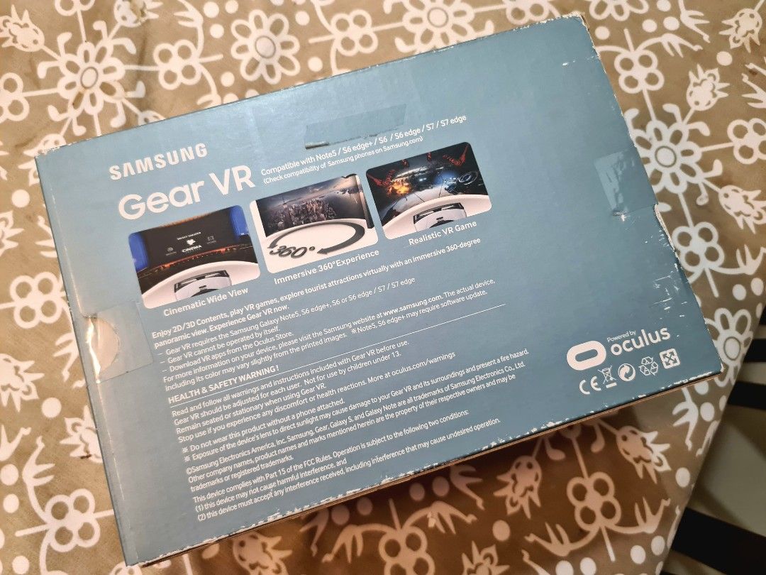 Samsung Gear VR powered by Oculus SM-R322 (Category: Other Mobile & Gadget Accessories) located in Bacoor. Submitted by datsun240 (Listing ID 1212148710, Image 3). Description: Sealed just opened to take pictures All plastic covering are intact Meet up Jollibee Molino Bacoor or via Lalamove Specification Gear VR (SM-R322) Category Type Gear™ VR Color Color Frost White Size Weight 0.70 lb. Product Dimensions (inches) 7.95" (W) x 3.65" (H) x 4.58" 