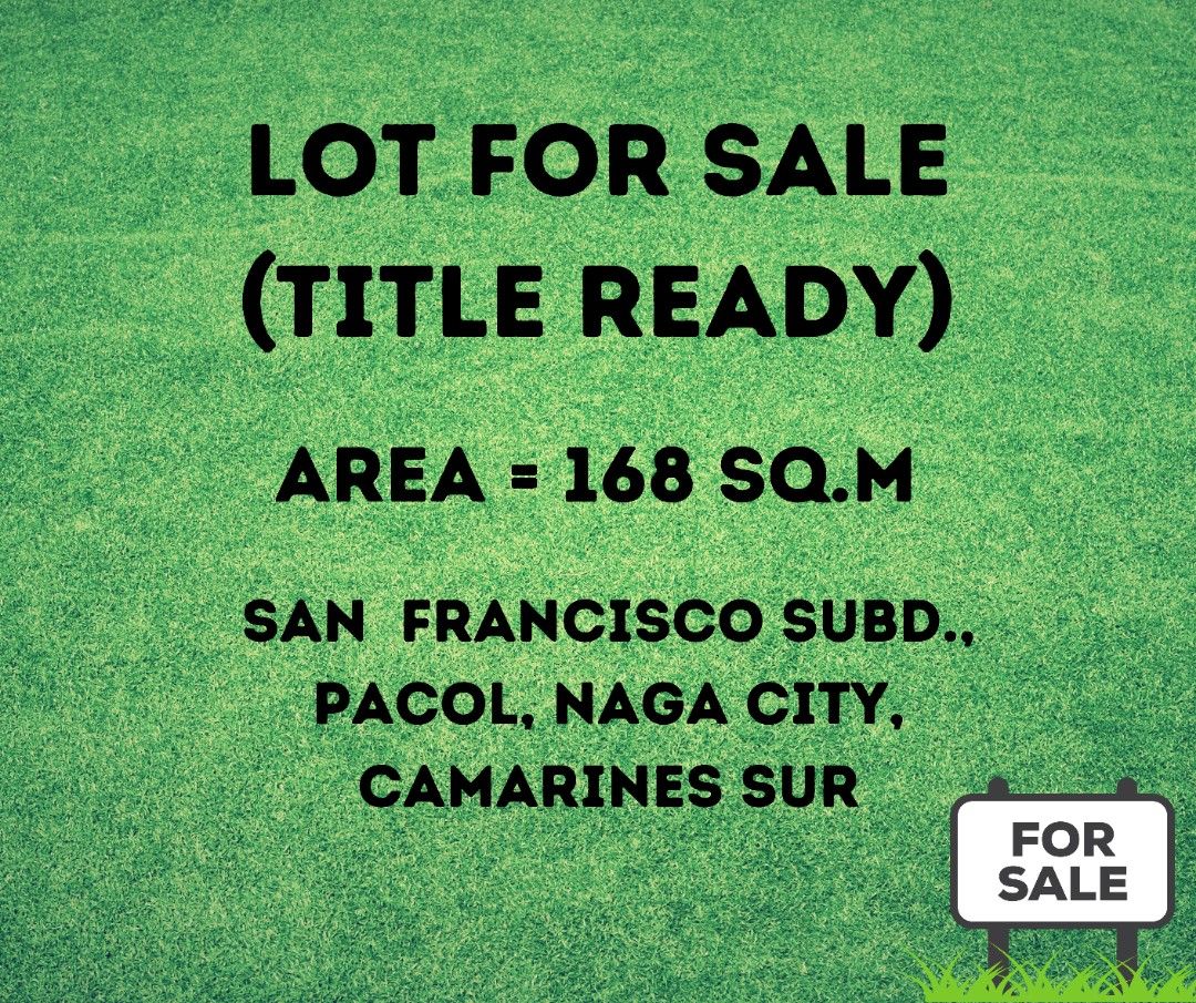 San Fransisco Village 2 Pacol Lot Naga City, Property, For Sale, Lot on