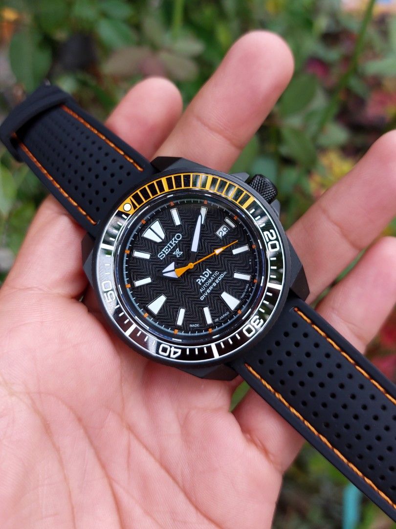 Seiko Custom Build BLACK SAMURAI HOMAGE Automatic Watch, Luxury, Watches on  Carousell