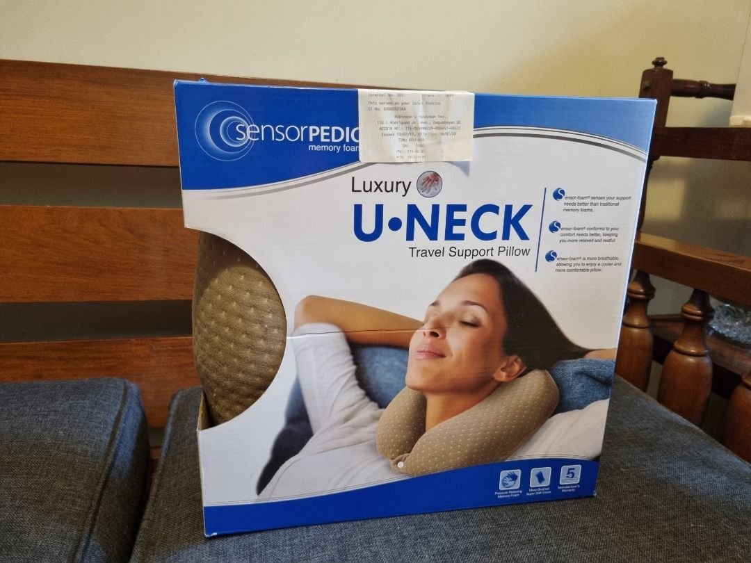 SensorPEDIC Luxury U Neck Travel Support Pillow Hobbies Toys