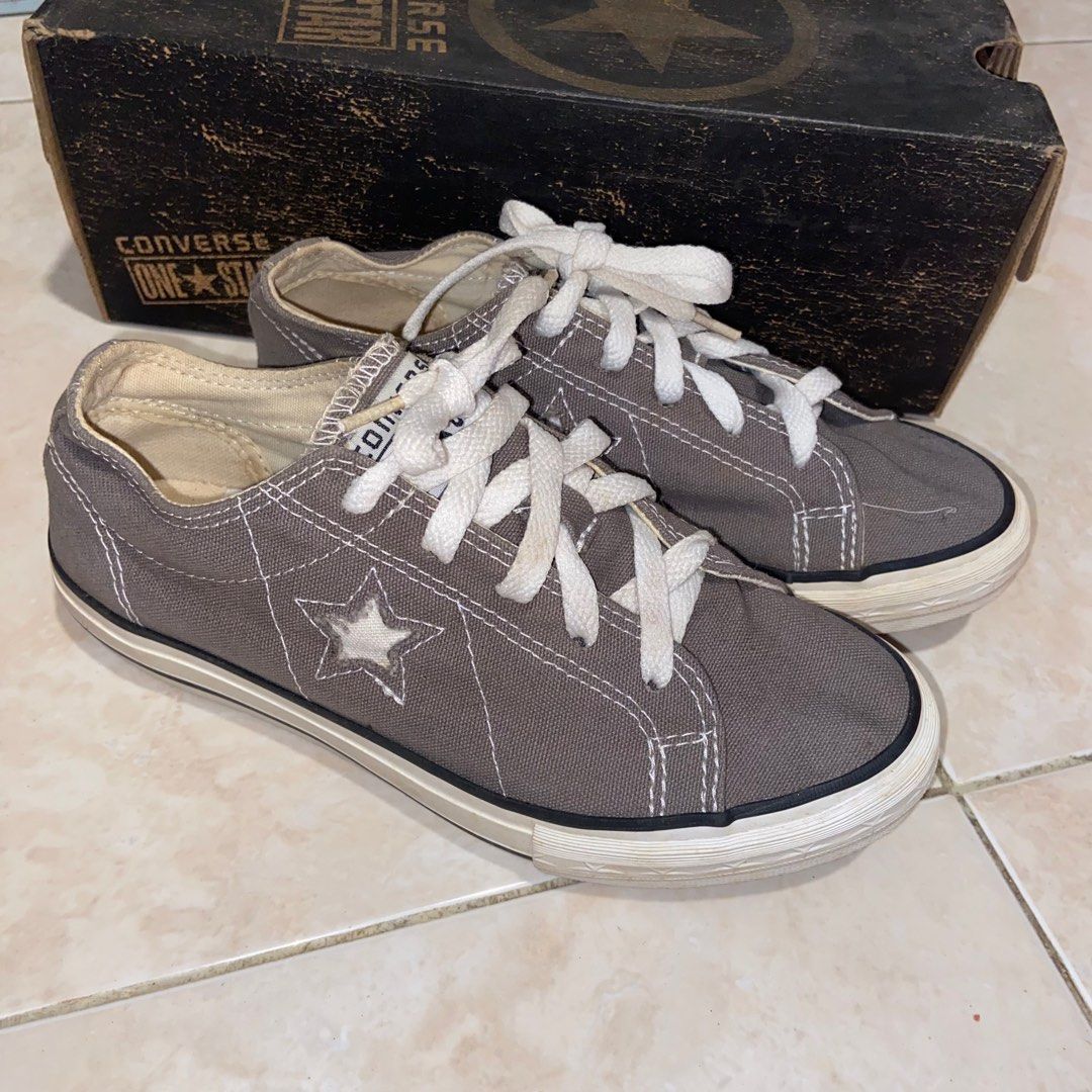 Converse one top star charcoal