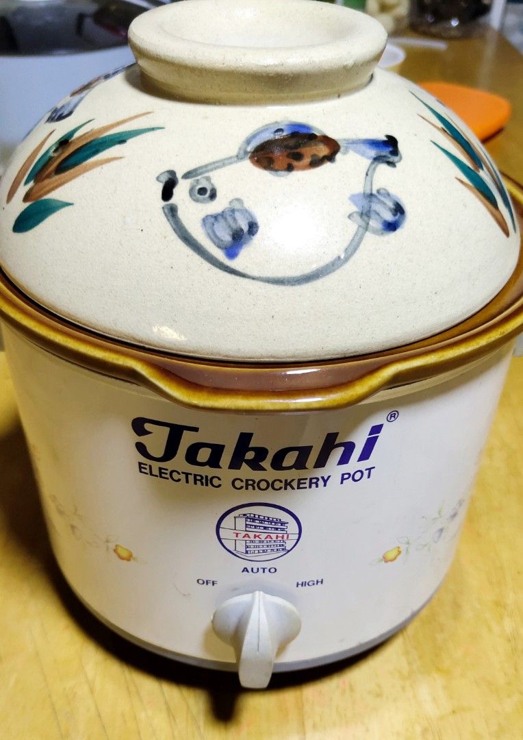 Jakahi slow cooker water bath cooker yang sheng cooker 4 pcs, TV & Home