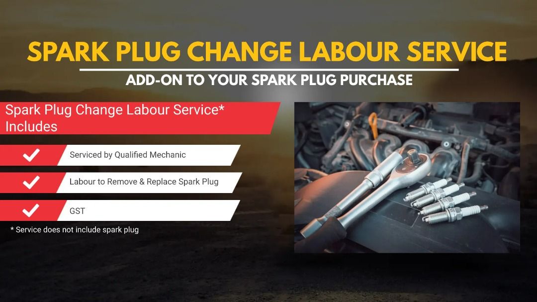 Car Servicing Spark Plug Change Labour Service, Car Accessories, Car