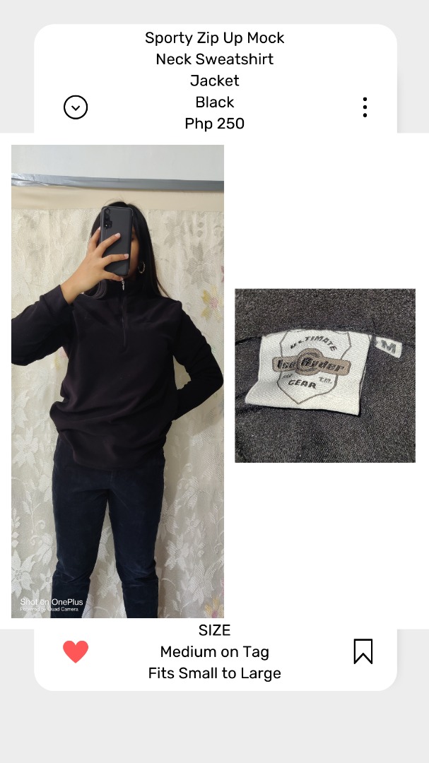 Zip Up Mock Neck Jacket