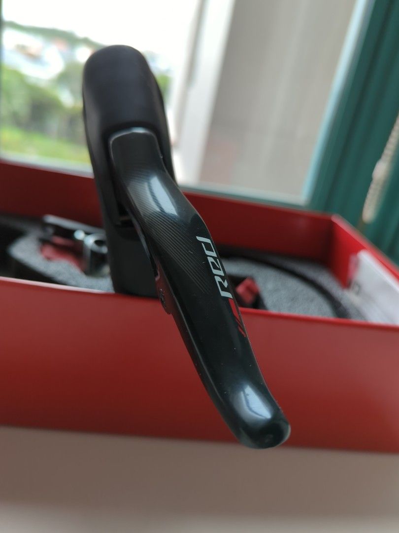 ETRIER COMPLET SRM REC ROUGE ETAP AXS POST MOUNT 2 PIÈCES AVANT/ARRIÈRE - Hummi Bikes | Magasin de vélos