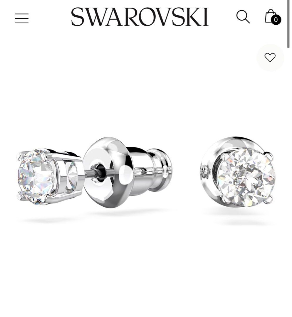 Swarovski Ear Studs, Women's Fashion, Jewelry & Organisers, Earrings on
