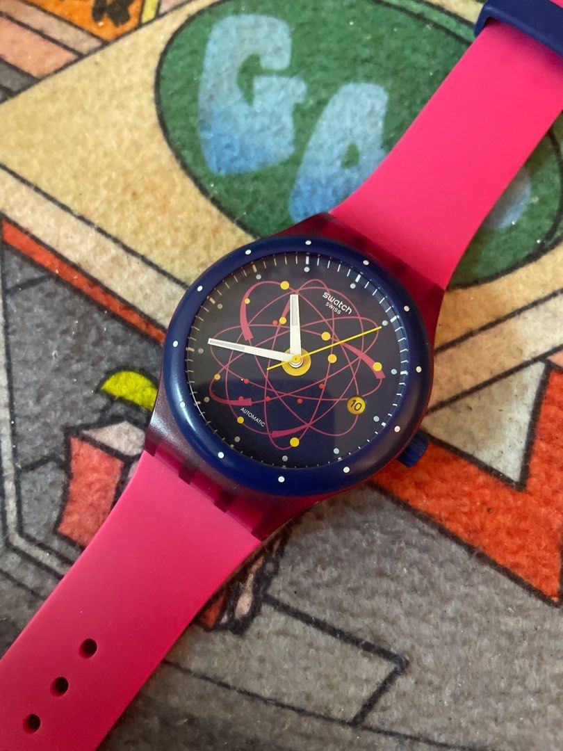 Swatch sistem pink top