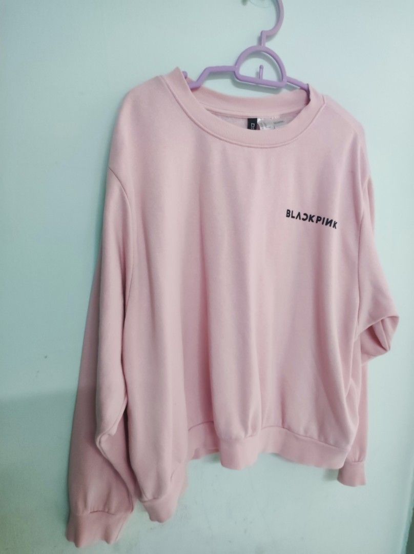 Sweatshirt blackpink Hu0026M, Women's Fashion, Tops, Shirts on Carousell