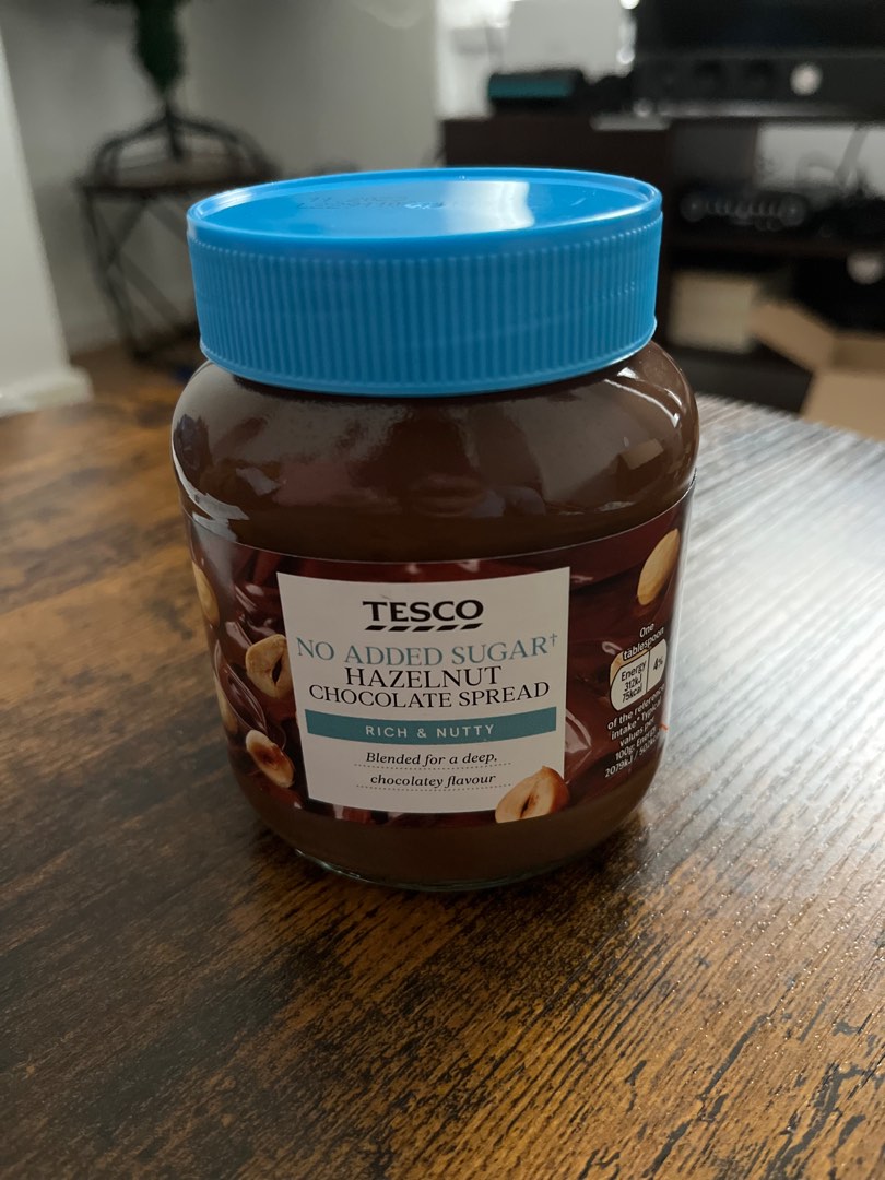 Tesco Hazelnut Chocolate Spread No Added Sugar, Food & Drinks, Other