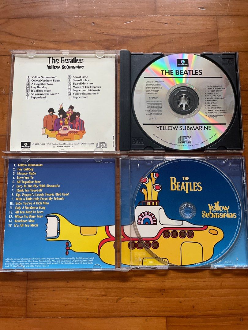 The Beatles Yellow Submarine CD, Hobbies & Toys, Music & Media, CDs & DVDs on Carousell