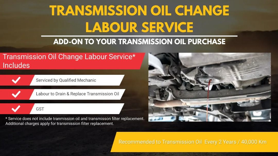 Car Servicing Transmission Oil Change Labour Service, Car Accessories, Car & Services
