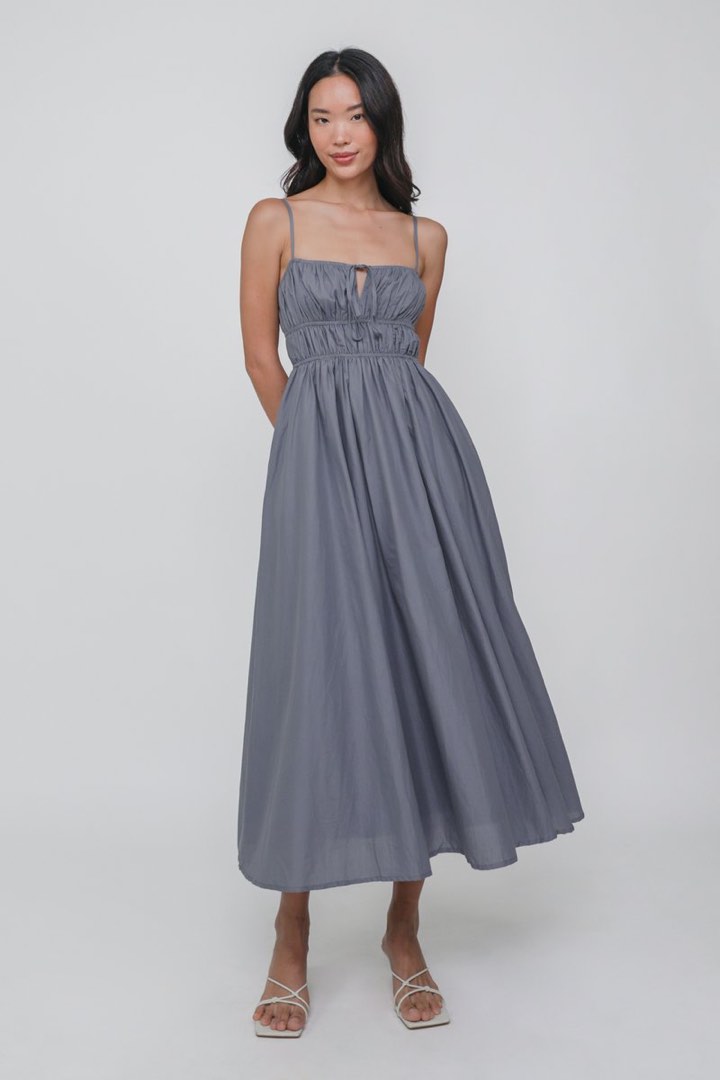 Taya Long Cotton Tunic Dress