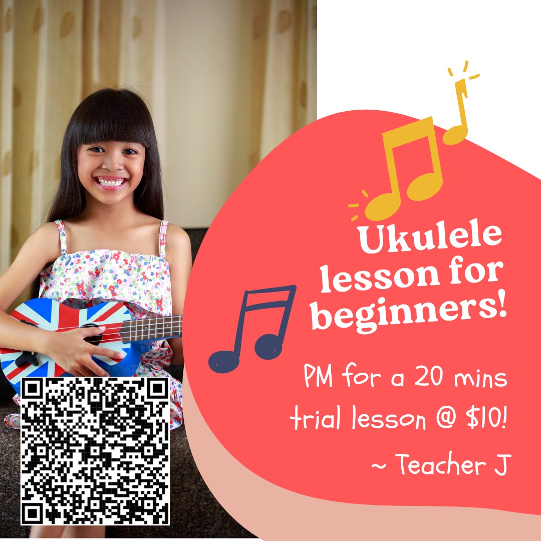 Ukulele Lesson for Beginners Potong Pasir/Other Location, Learning