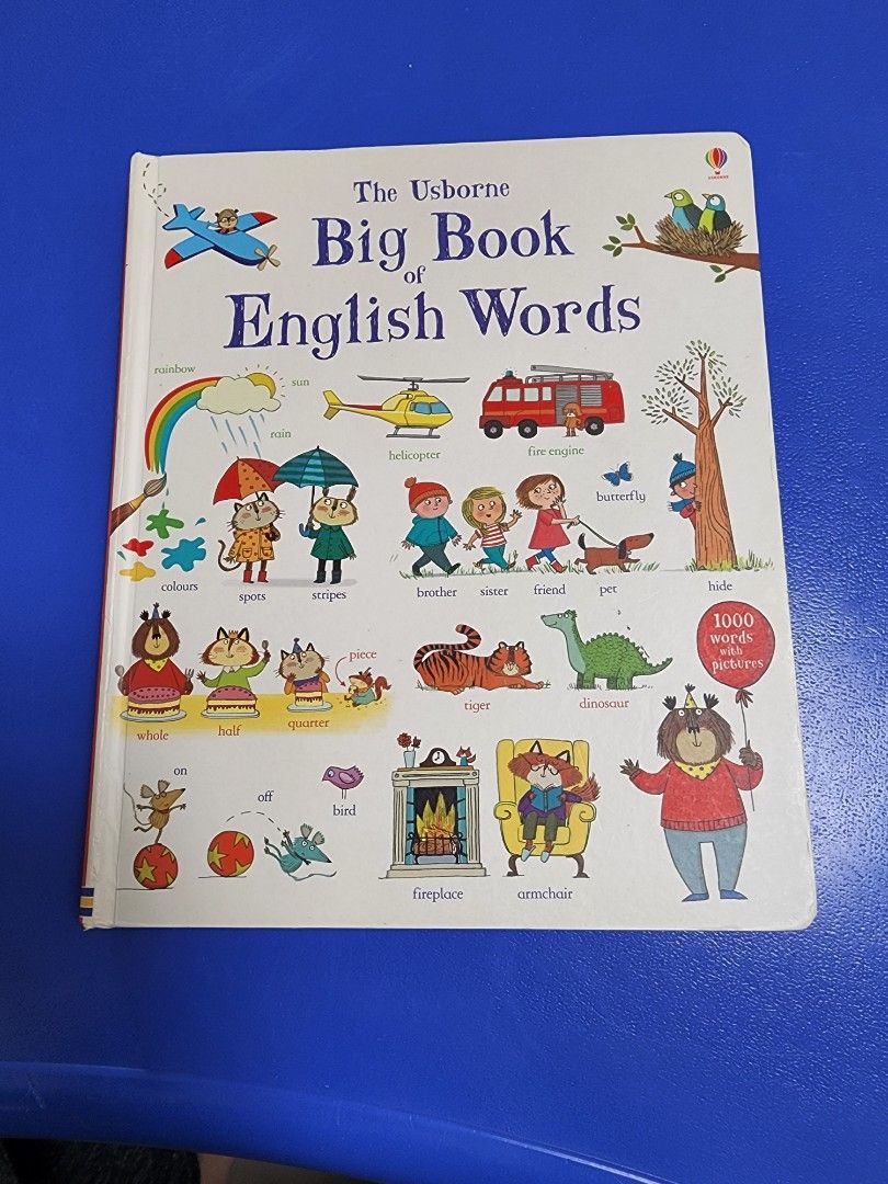 big book of english words usborne