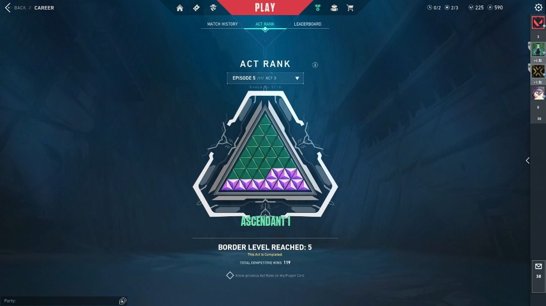 valorant ascendant account, Video Gaming, Gaming Accessories, Game Gift