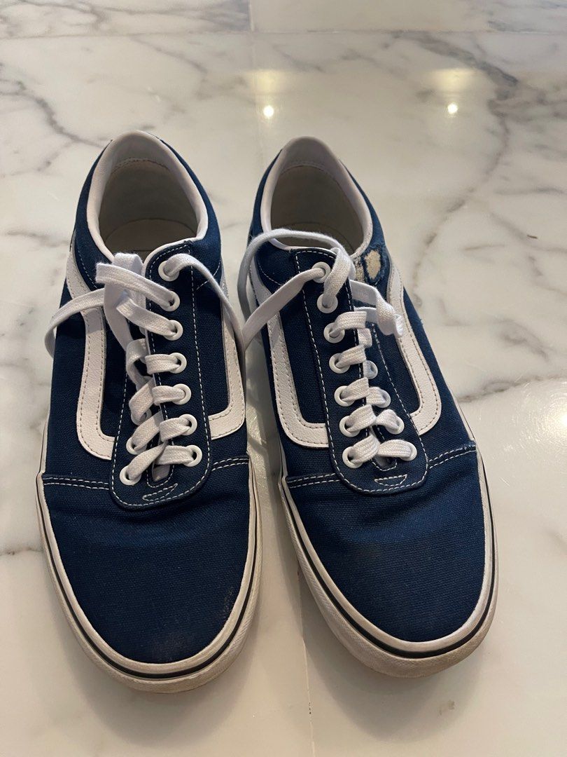 All dark blue best sale vans