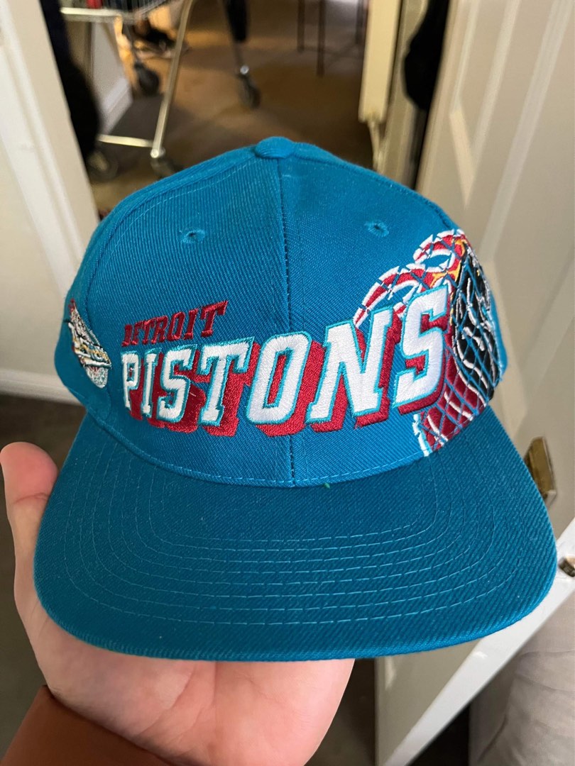 Vintage Detroit Pistons Snapback Hat Sports Specialties NBA 
