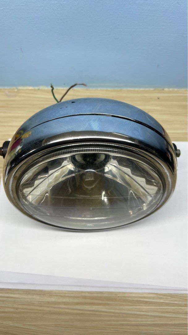 Vintage Headlight Dome, Motorcycles, Motorcycle Accessories on Carousell