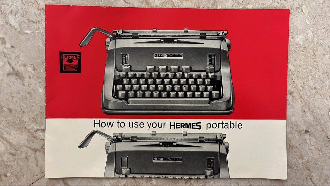 Hermes 3000 Vintage Typewriter, Hobbies & Toys, Memorabilia