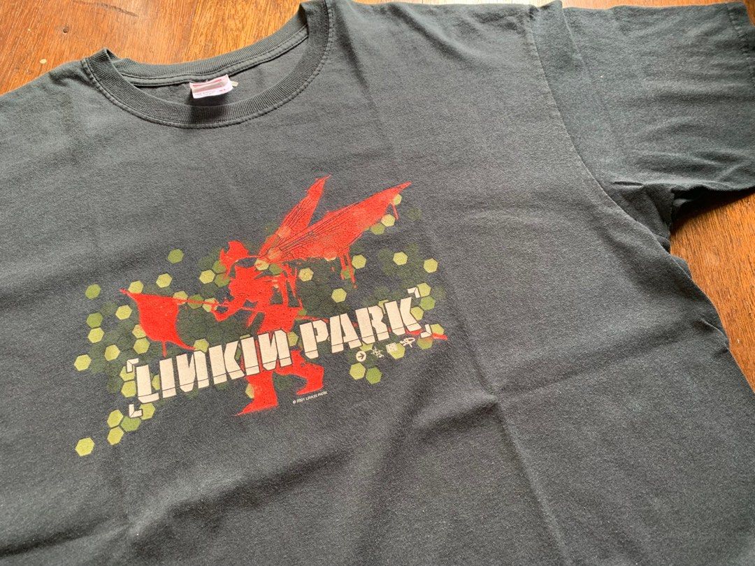 Vintage Linkin Park 2001 Hybrid Theory band shirt, Men's Fashion, Tops