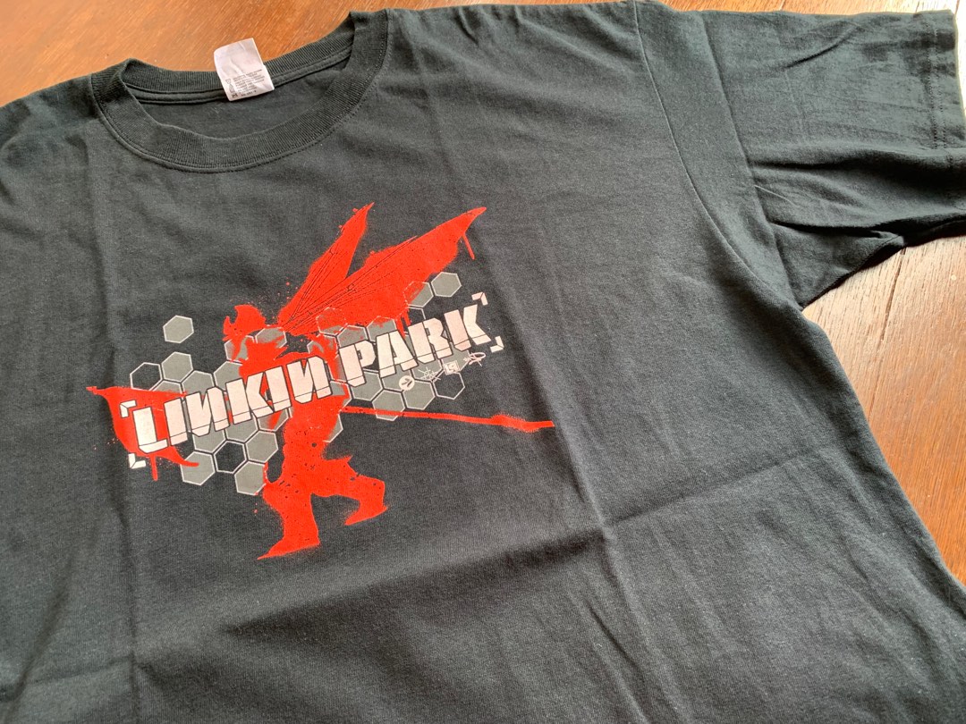 Vintage Linkin Park 2002 Reanimation band shirt, Men's Fashion, Tops