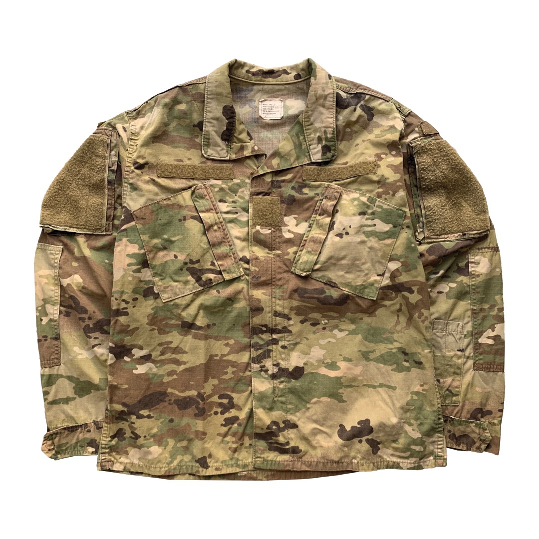 Vintage Military Insect Guard Jacket Camouflage, Men's Fashion, Coats