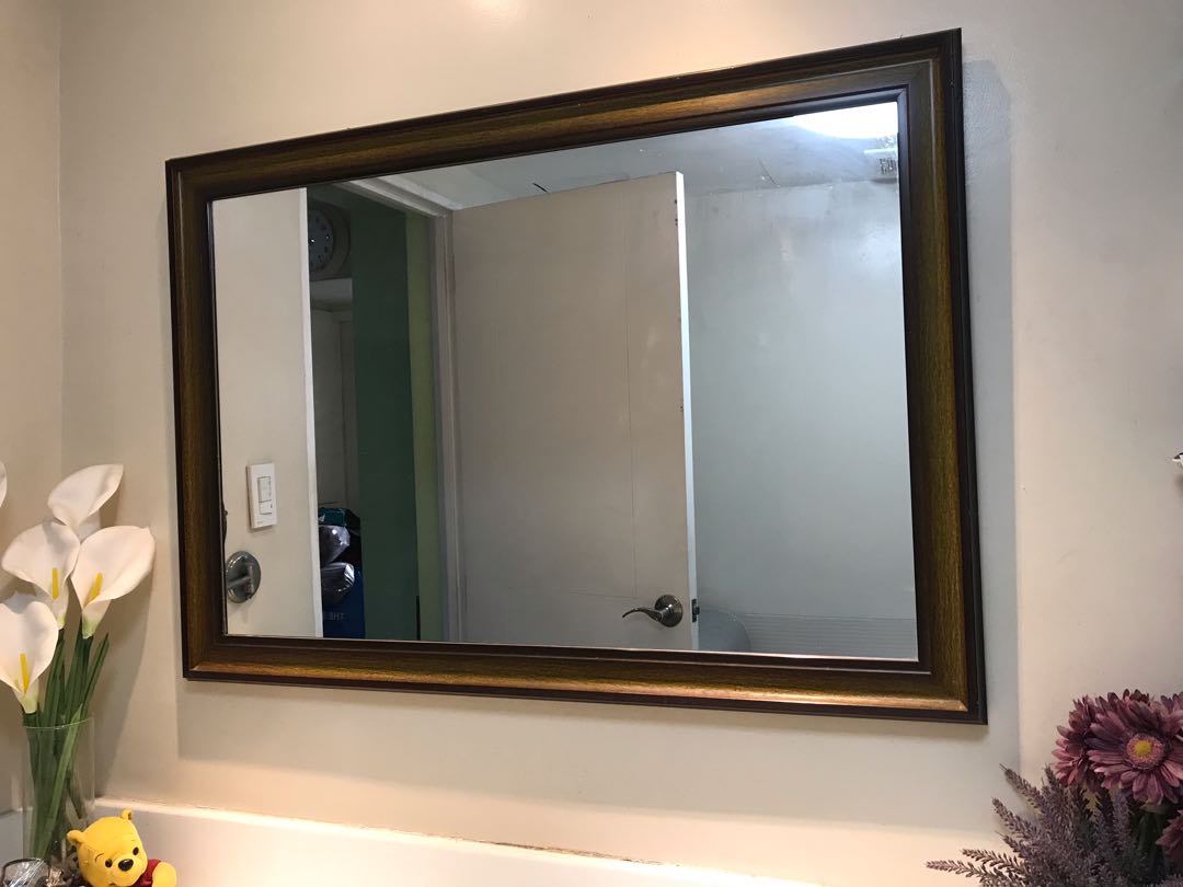 Wall Big Mirror, Furniture & Home Living, Home Decor, Mirrors on Carousell