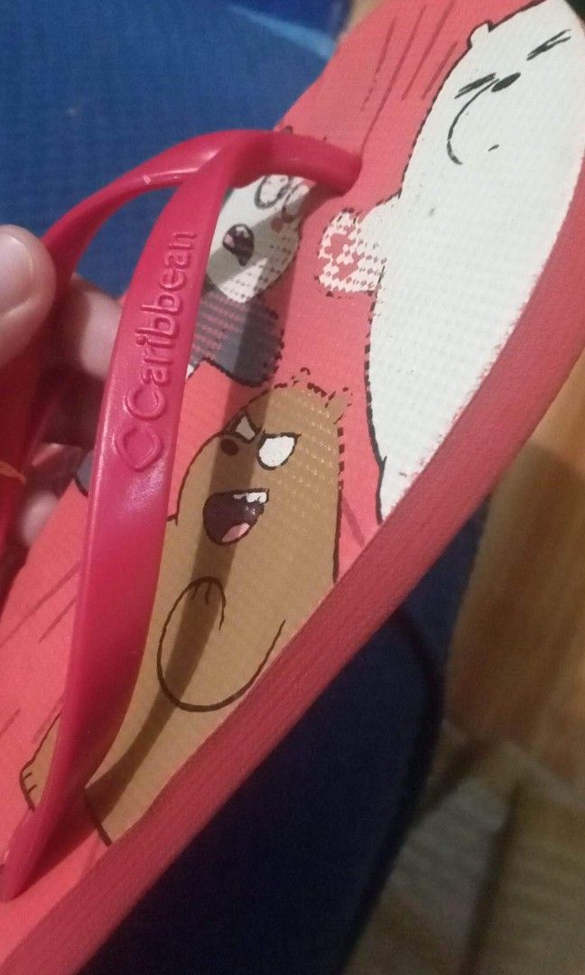 We bare bears slippers Women s Fashion Footwear Slippers and