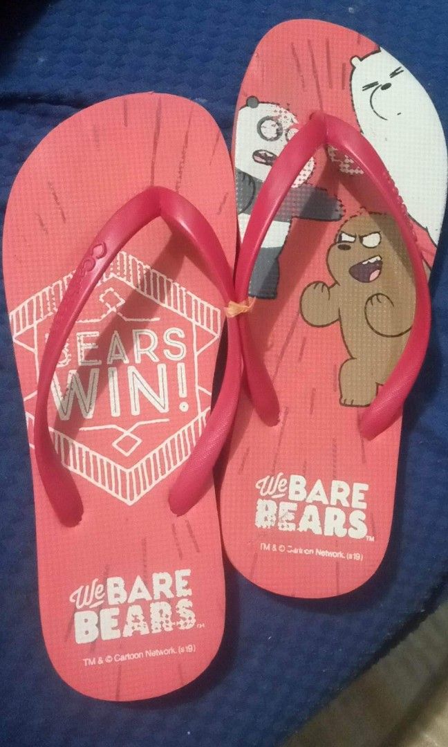 We bare bears slippers Women s Fashion Footwear Slippers and