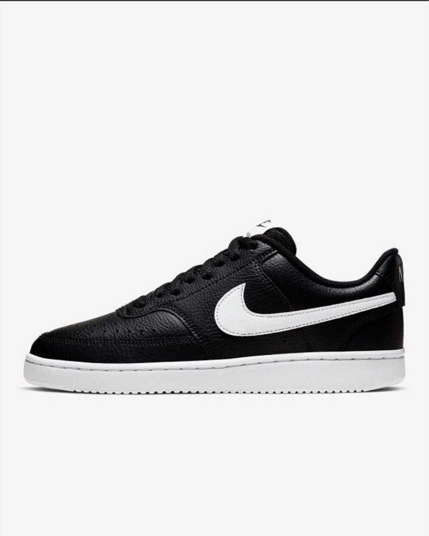 Women Nike Court Vision Low Black, Women's Fashion, Footwear, Sneakers