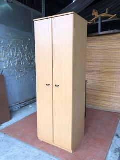 Wooden slim 2-door closet
24L x 19W x 71H inches
