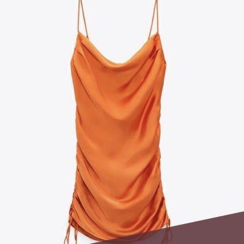 strapless open back dress Kaida Slinky Maxi Dress With Hardware - Burnt Orange