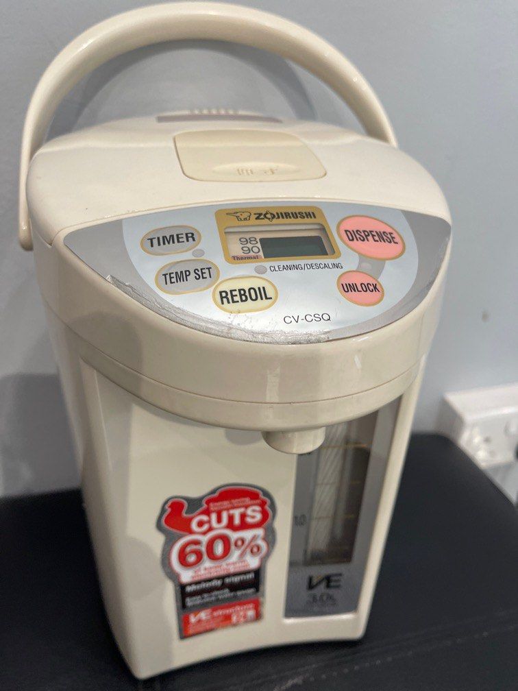 Zojirushi Vacuum water boiler 3.0litre, TV & Home Appliances, Kitchen