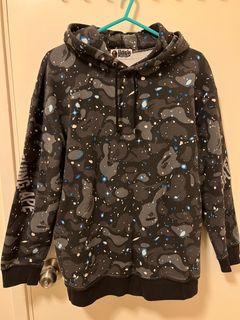90% new Bape 夜光 hoodie made in Japan
