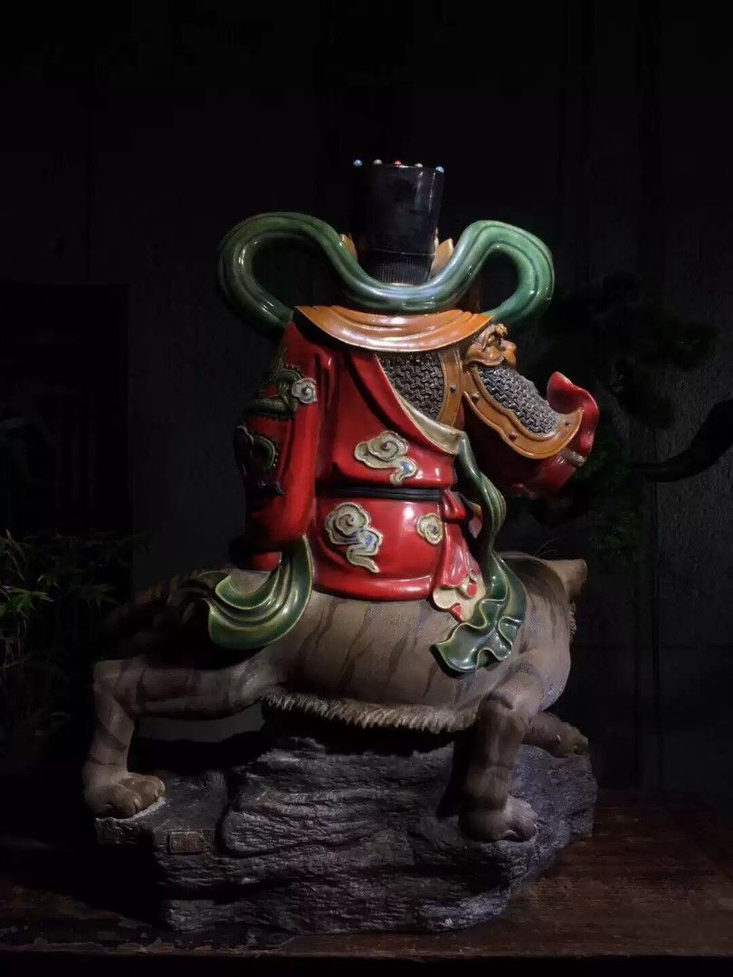 趙猛頫 閒居賦〖美品〗 石湾赵公明武财神赵公明的像, 興趣及遊戲, 收藏品及紀念品, 古董