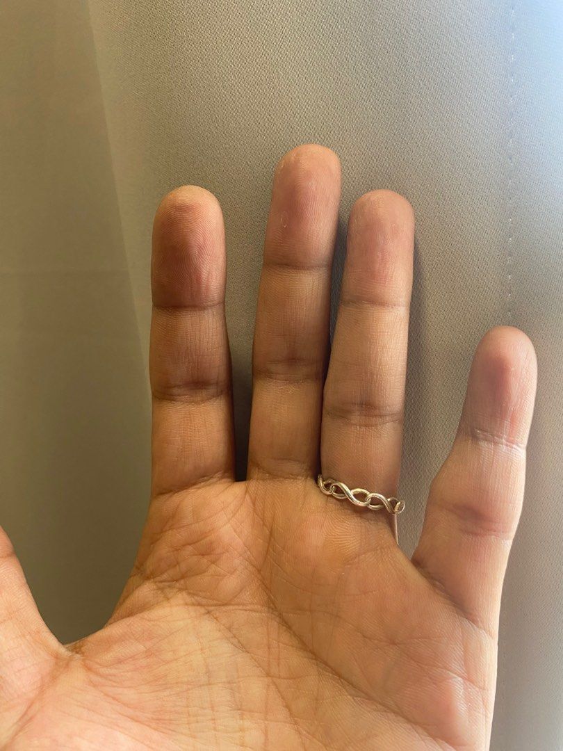 Tiffany infinity narrow band ring 2025